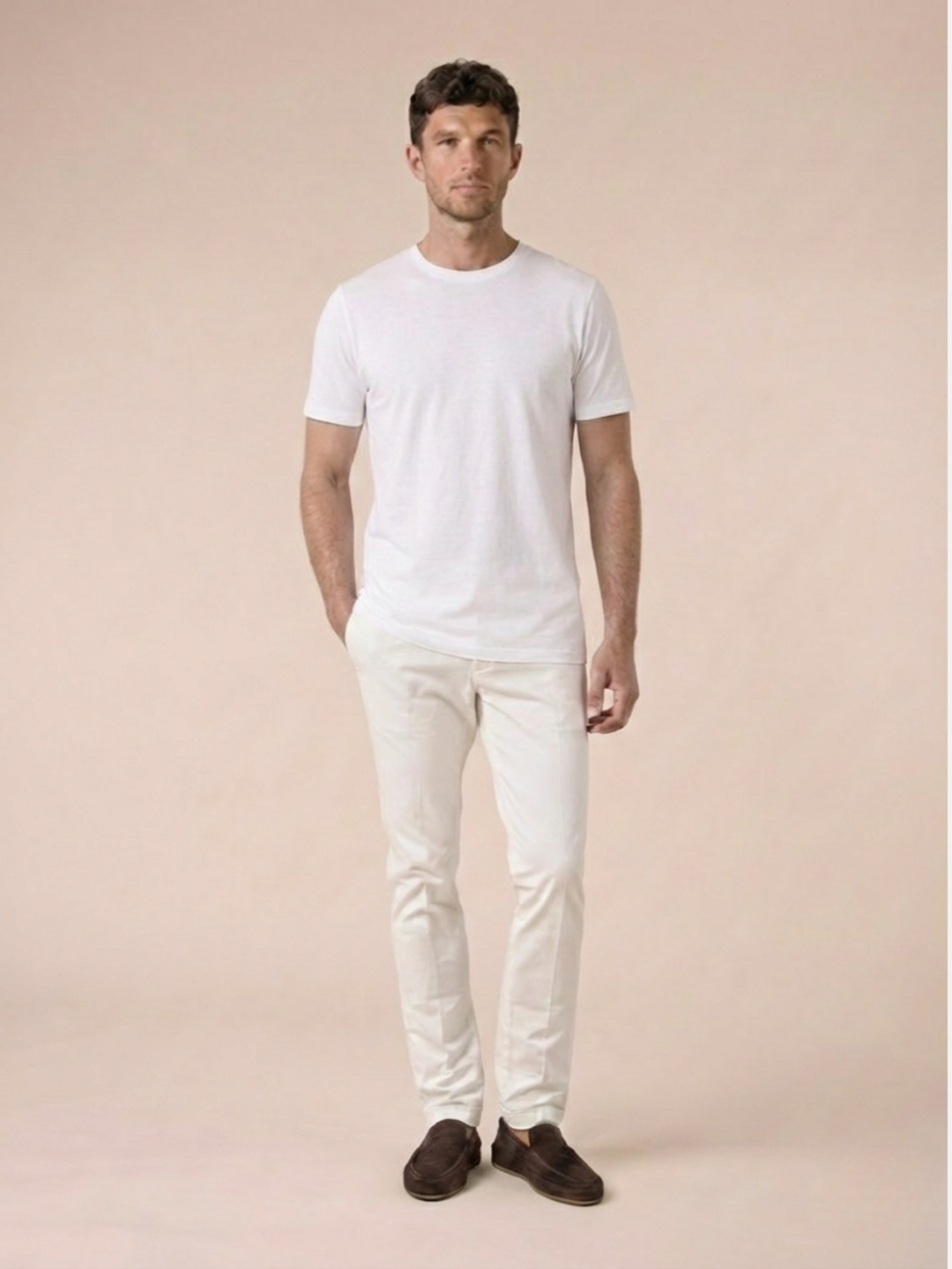 Men’s Premium Egyptian Cotton T-Shirt Soft Crew Neck Basic