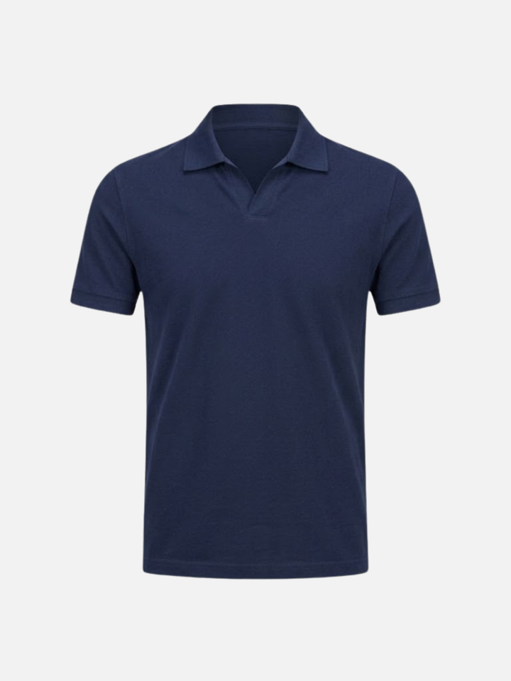 Men’s Short Sleeve Polo Soft Knit Comfortable Casual Wear