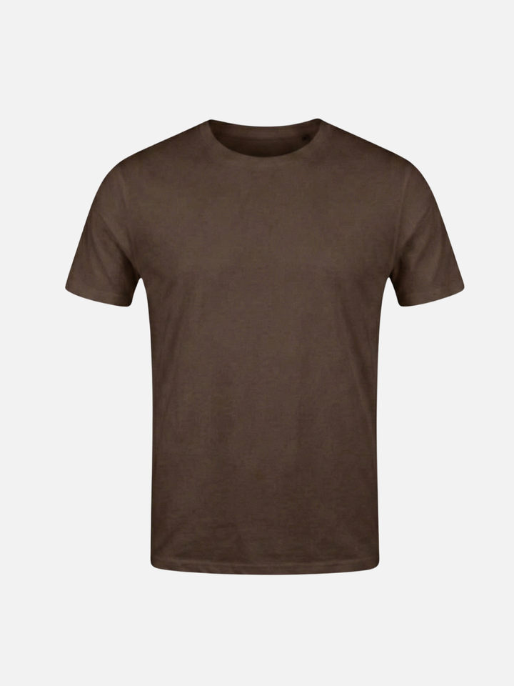Men’s Premium Egyptian Cotton T-Shirt Soft Crew Neck Basic