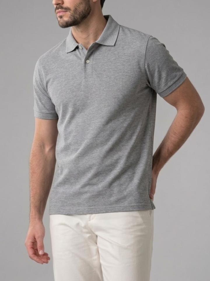 Men’s Polo Shirt Summer Casual Classic Fit