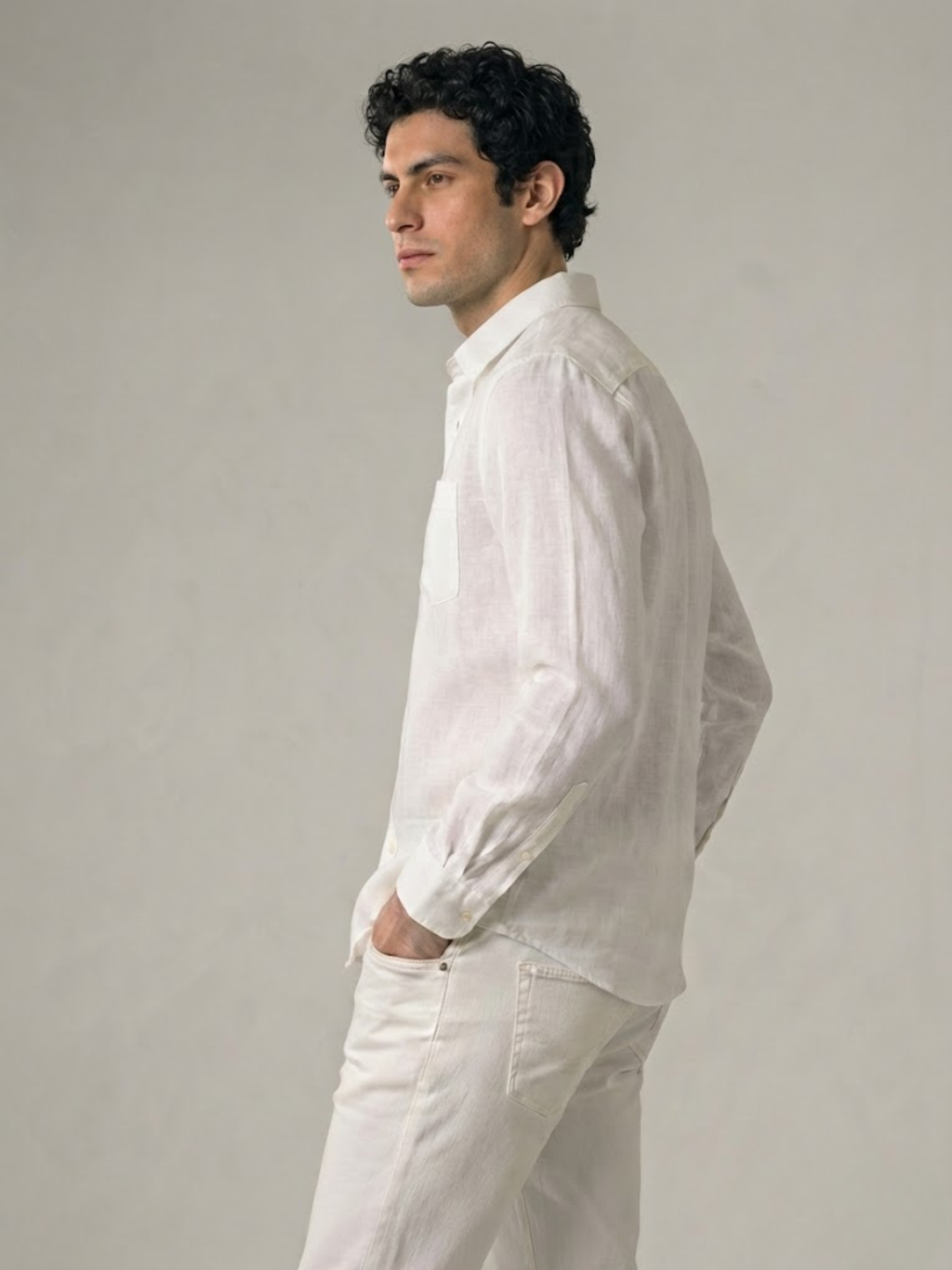 Linen Shirt Men’s Timeless Comfort Slim Fit Summer Top