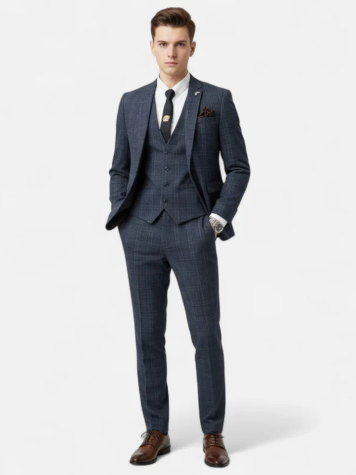 Men’s 3-Piece Tuxedo Suit for Wedding Slim Fit Formal