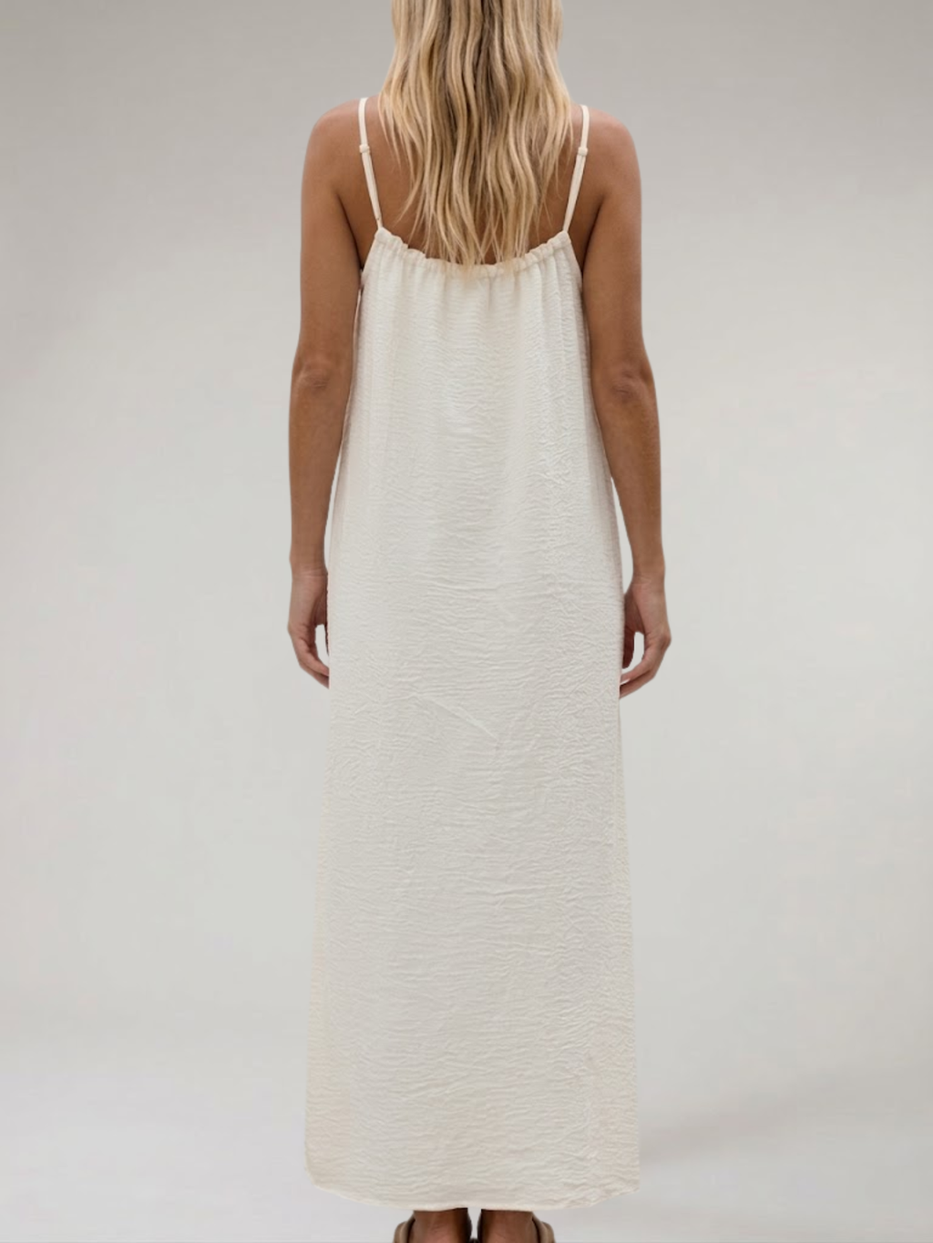 Women’s Backless Maxi Dress Loose Fit Summer Vacation Wear