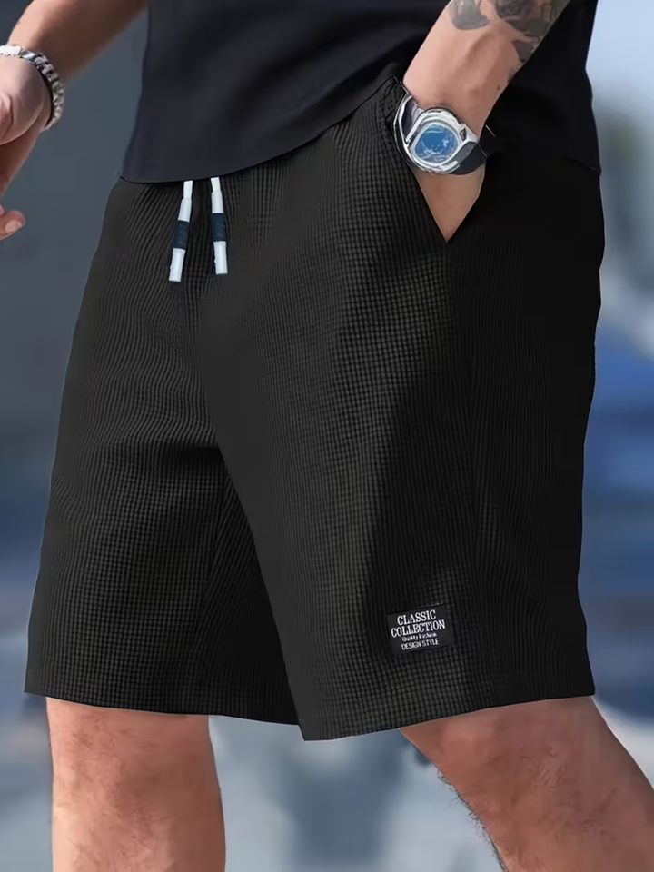 Men's Lightweight Drawstring Shorts with Pockets Beach Wear