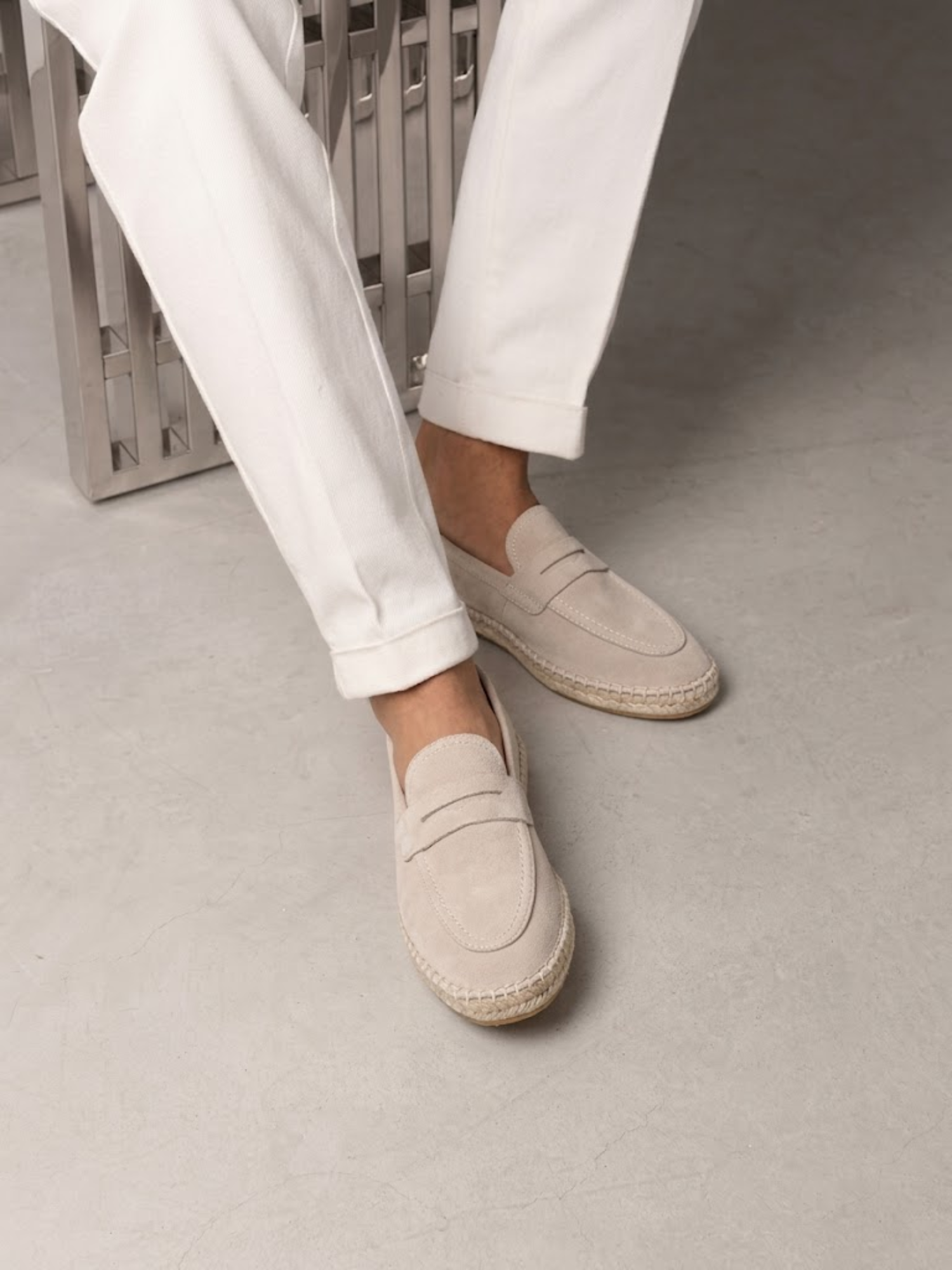 Men’s Lightweight Espadrille Loafers Slip-On Summer Shoes