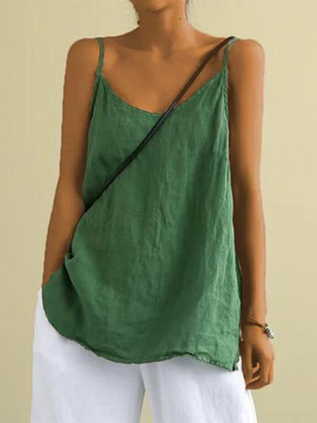 Women’s Lightweight Spaghetti Strap Cami Summer Casual Top