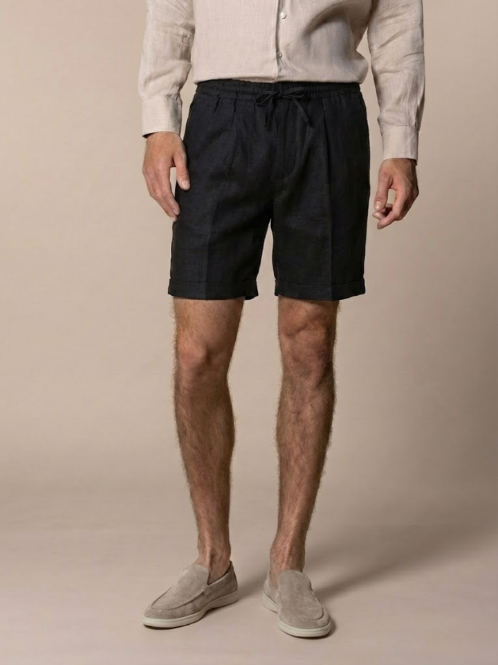Men’s Linen Shorts for Summer Breathable Lightweight Comfort