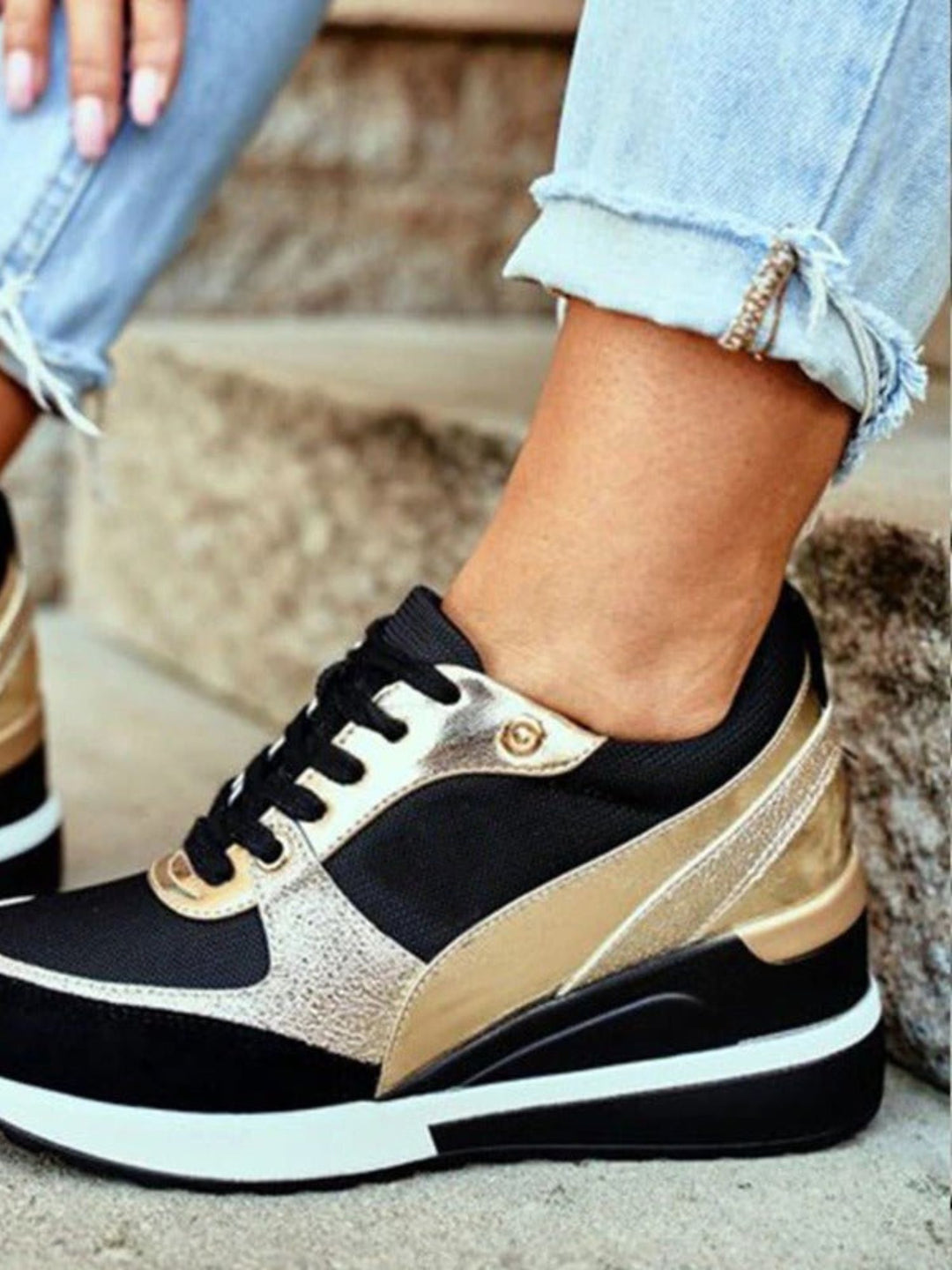Women’s Casual Sneakers Cushioned Sole Support Daily Wear