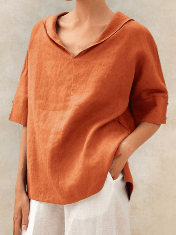 Women Loose Fit Cotton Shirt Comfortable Oversized Style for Daily Wear