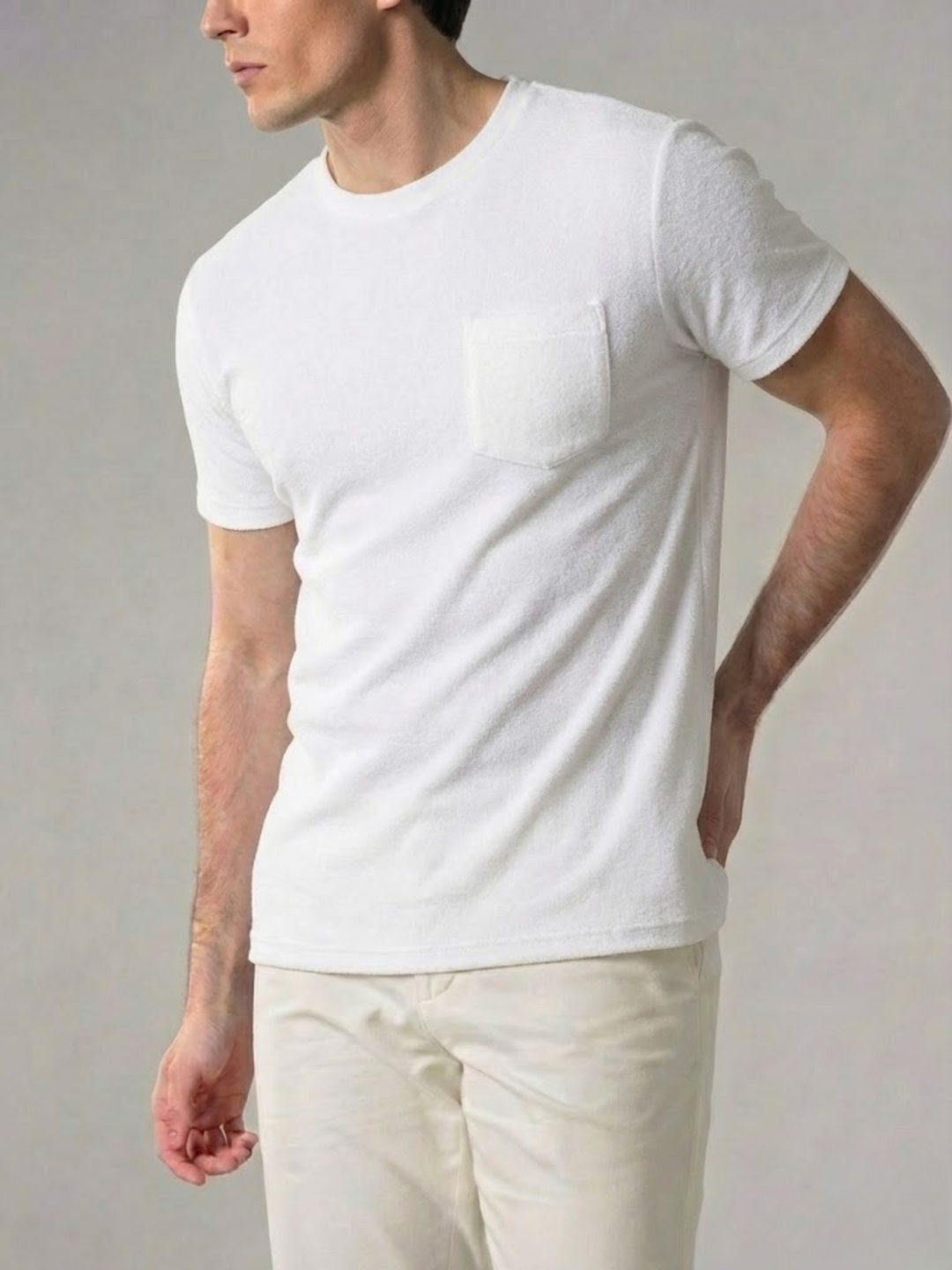 Men’s Polo Shirt – Comfortable Terry Towelling Fabric – Elegant Fit