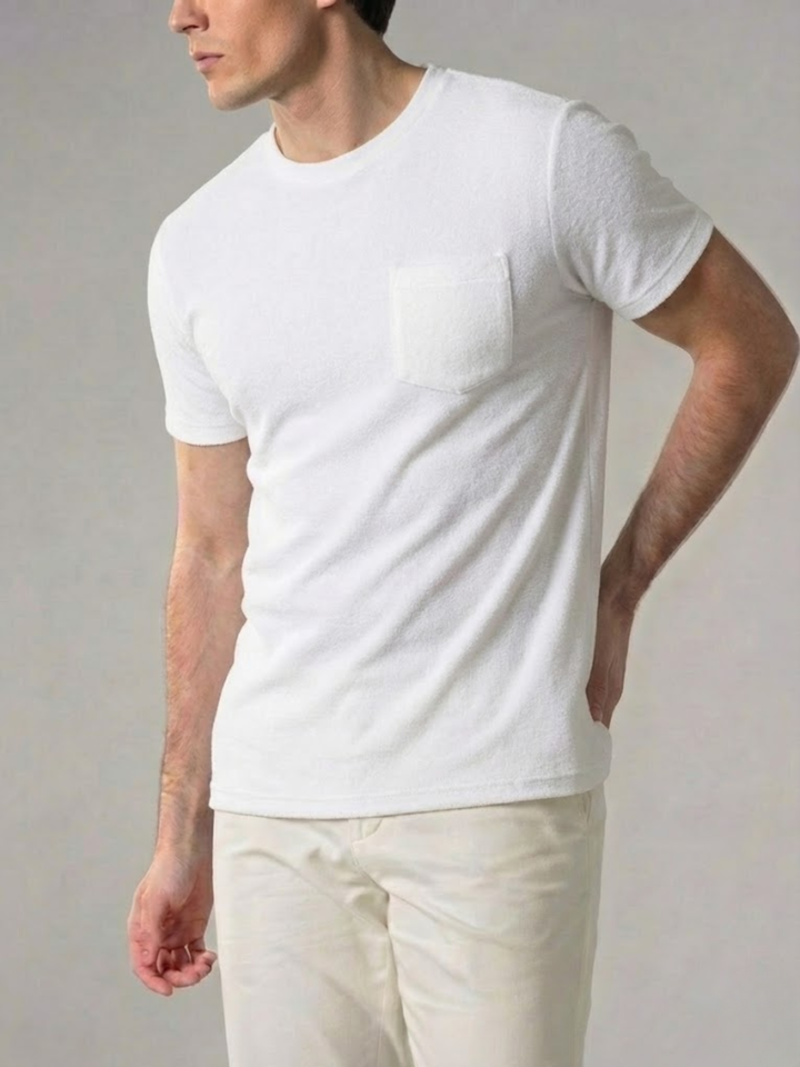 Men’s Polo Shirt – Comfortable Terry Towelling Fabric – Elegant Fit
