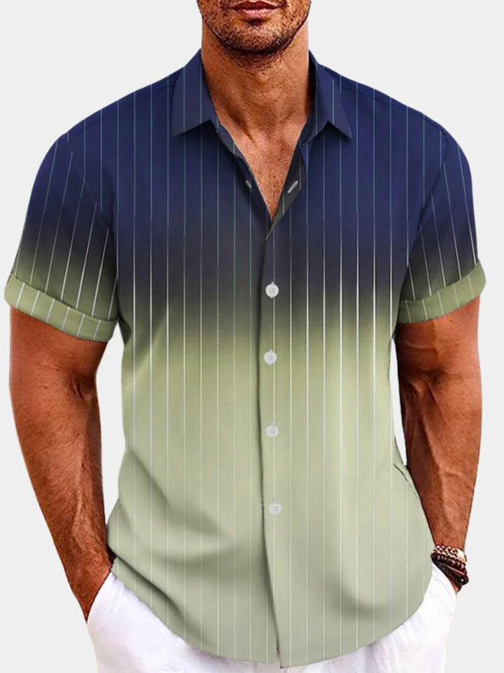 Men’s Office Shirt Breathable Lightweight Smart Casual Work Wear