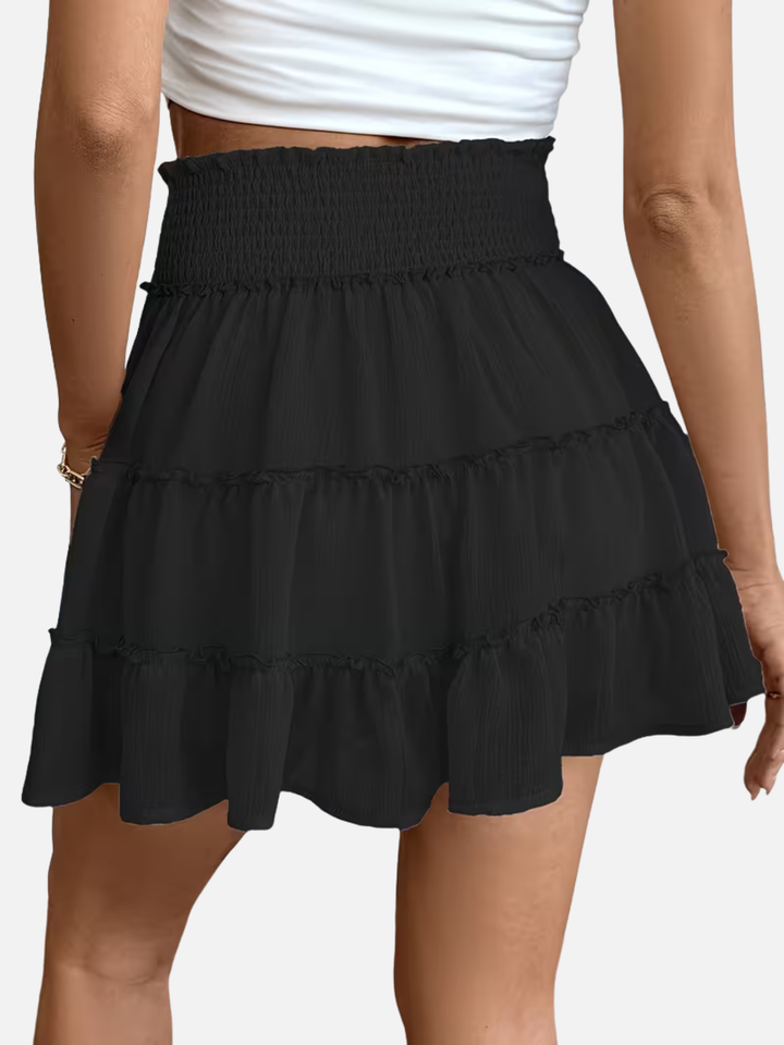 Women's Casual High Waist Maxi Skirt Bohemian Summer Outfit