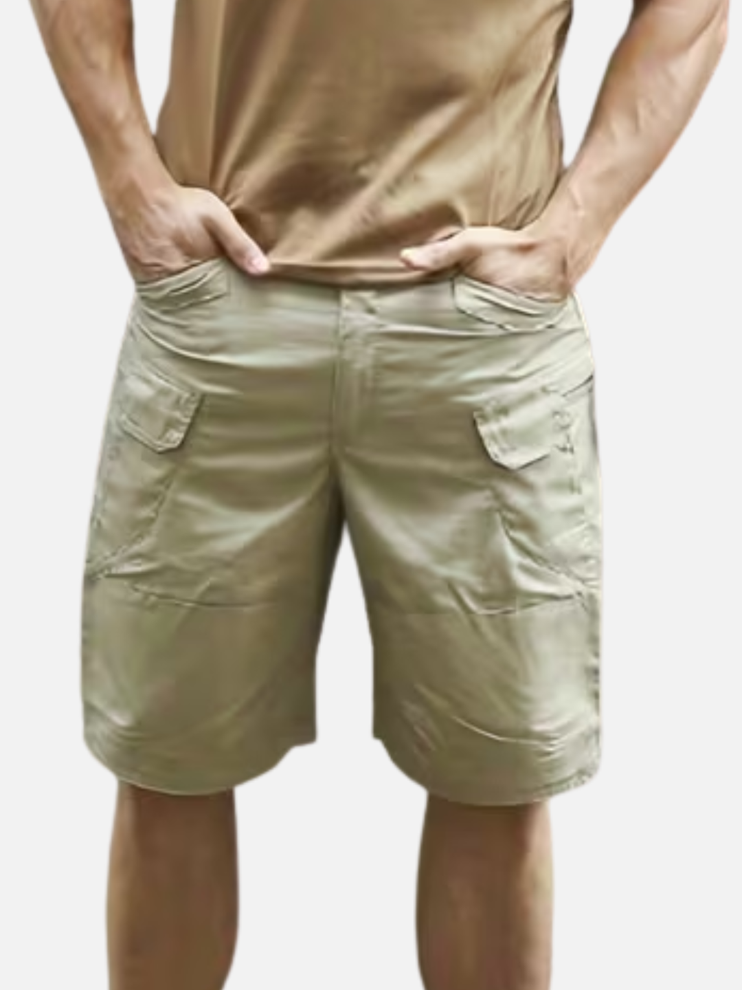 Men’s Tactical Cargo Shorts for Hiking Camping Multi Pocket