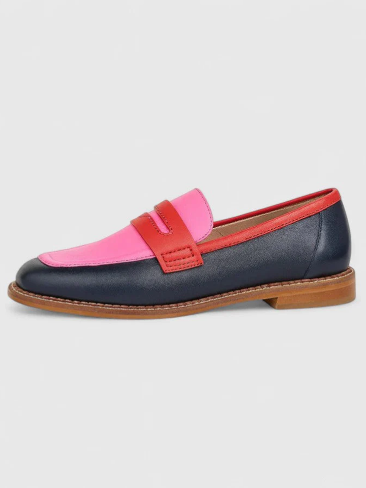 Women’s Comfortable Loafers with Strap Stable Low Heel