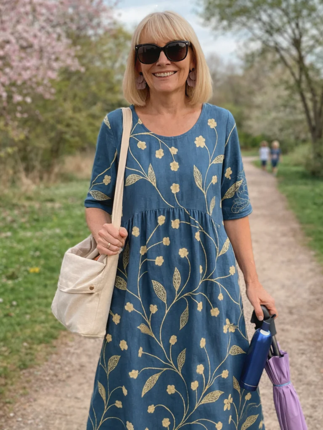 Women’s Midi Dress for Women Relaxed Fit Casual Everyday Wear