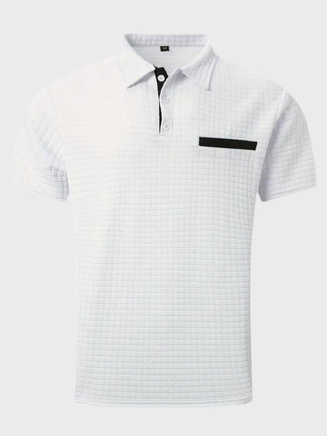 Athletic Fit Polo Shirt Men Smart Casual Everyday Wear