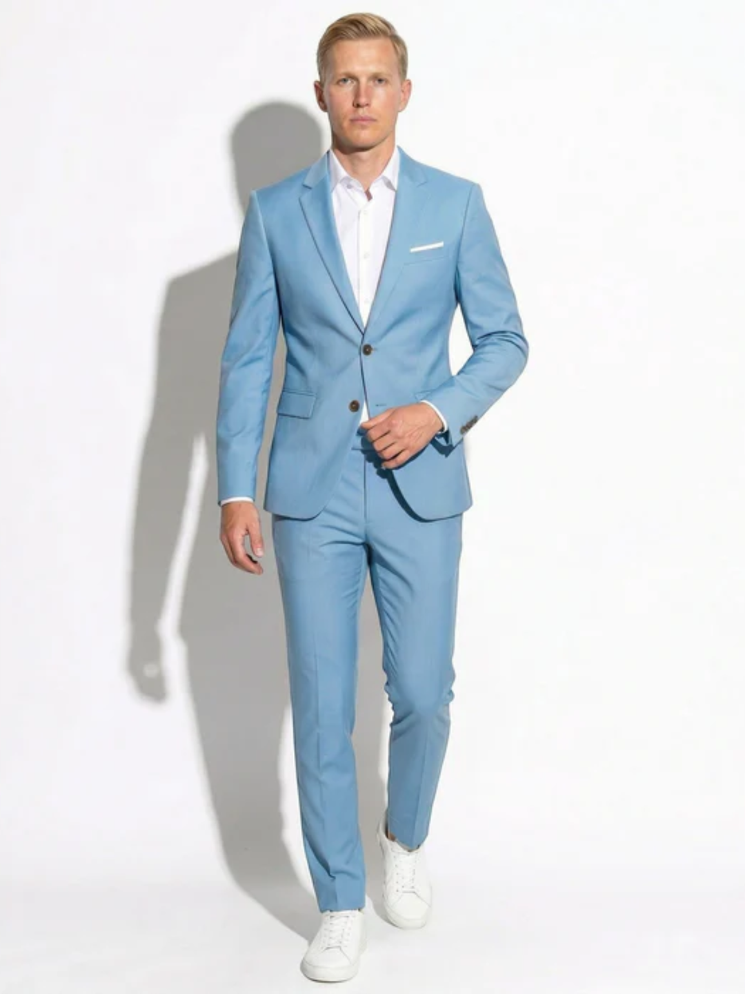 Men's slim fit wedding suit for groom modern tailored fit