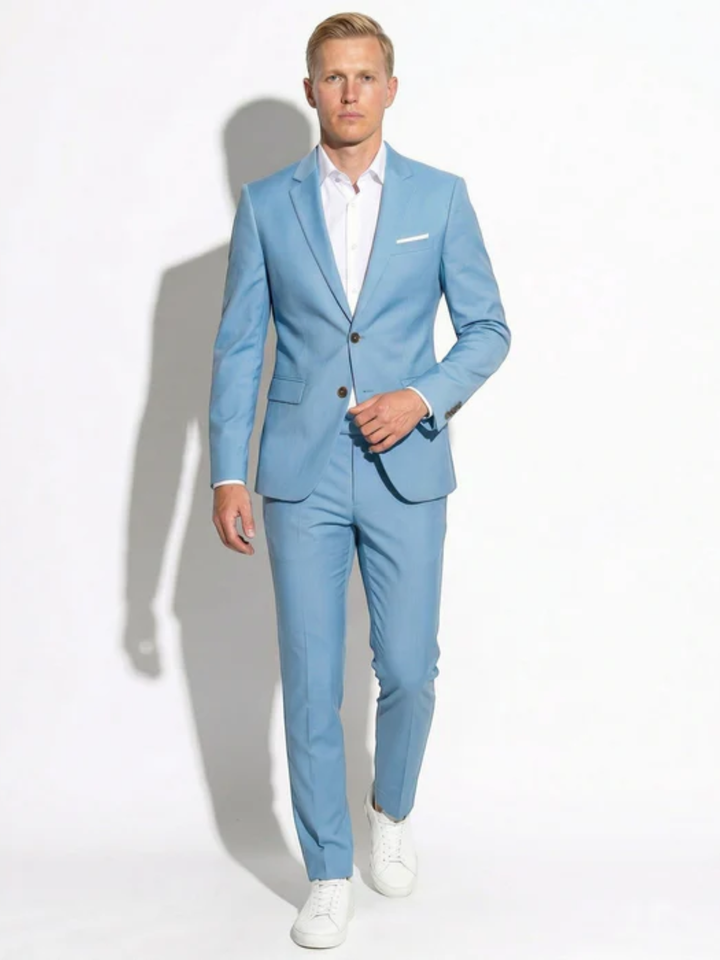 Men's slim fit wedding suit for groom modern tailored fit