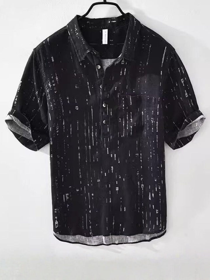 Shirt Men’s Casual Short Sleeve Shirt for Summer Outfits