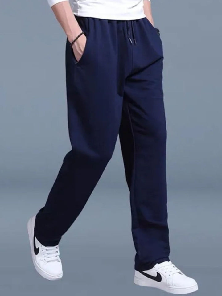 Jogger Pants Men Comfortable Cotton Pants for Daily Wear