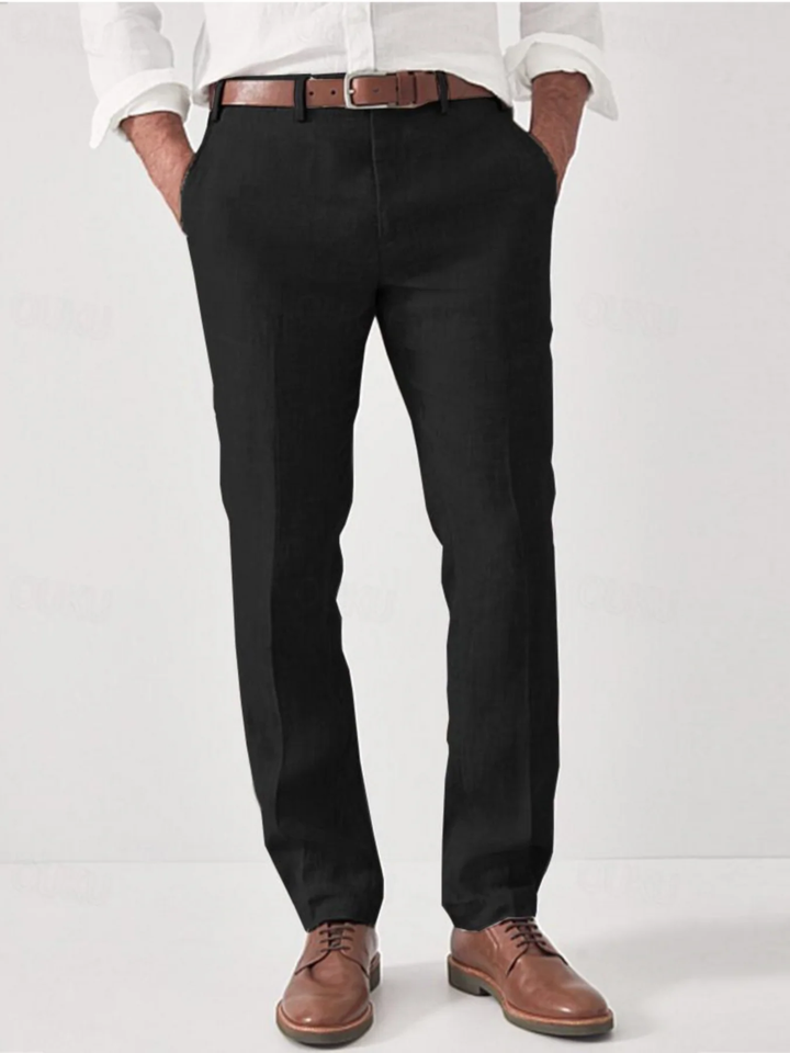 Men's Classic Elegant Dress Pants Formal Wear