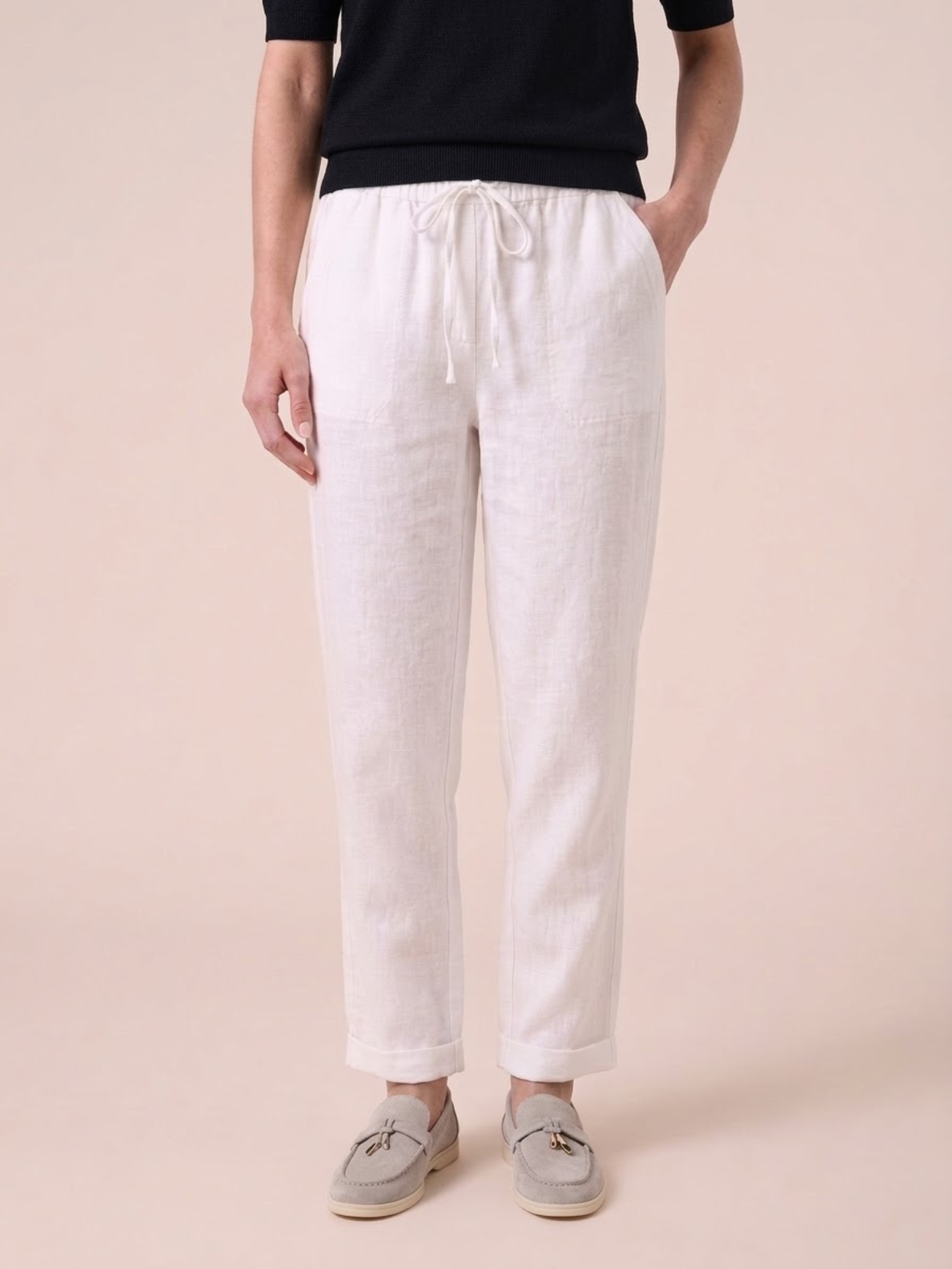 Women’s Linen Pants Summer Lightweight Comfortable Fit