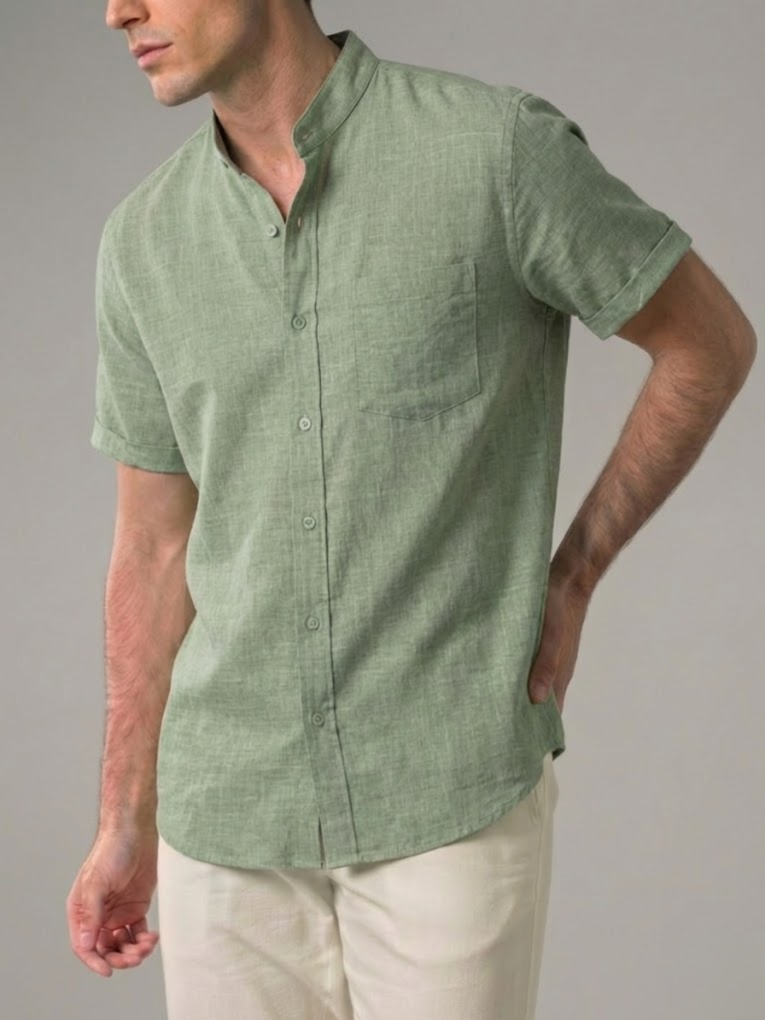 Men’s Cotton Summer Shirt Lightweight Everyday Wear