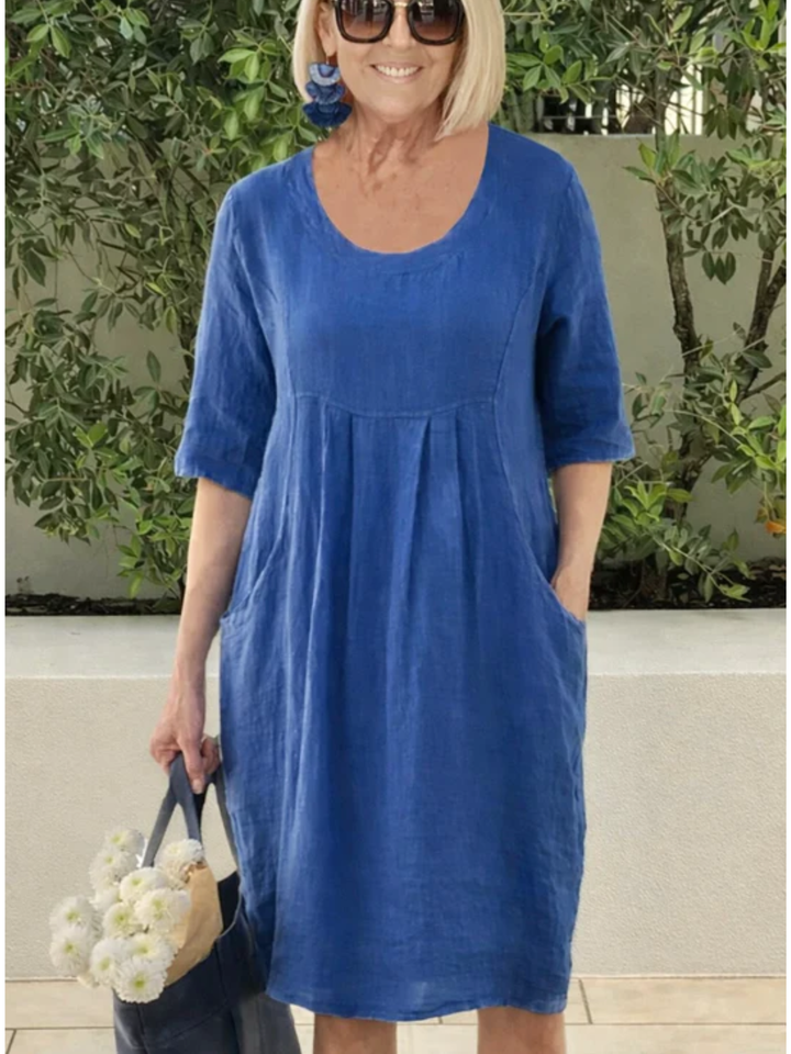 Dress Soft Casual A-Line Dress for Women Easy Summer Wear