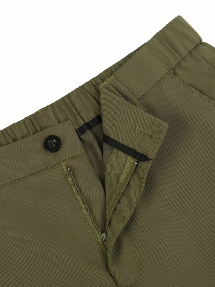 Men’s Cotton Cargo Shorts Comfortable Summer Casual Straight Fit