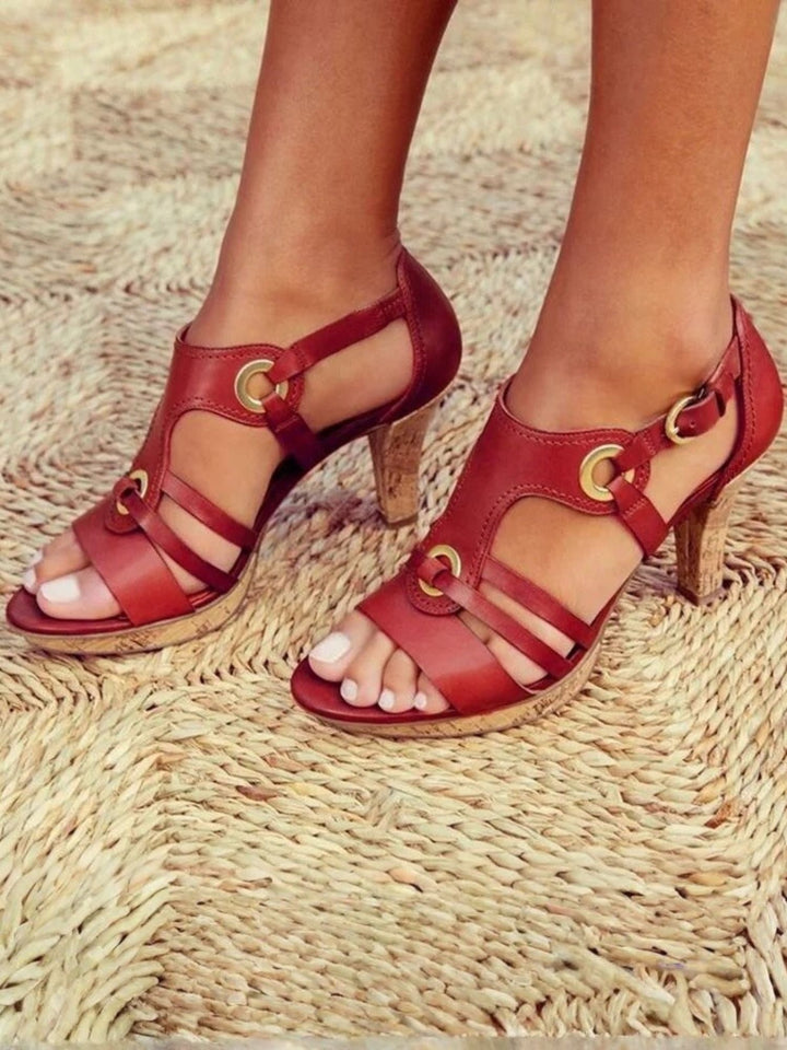 Women Adjustable Heel Sandals Soft Arch Support Casual Shoes