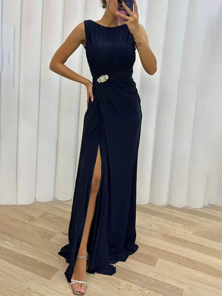 Women’s Elegant Maxi Dress Slim Fit Formal Wedding Guest Outfit