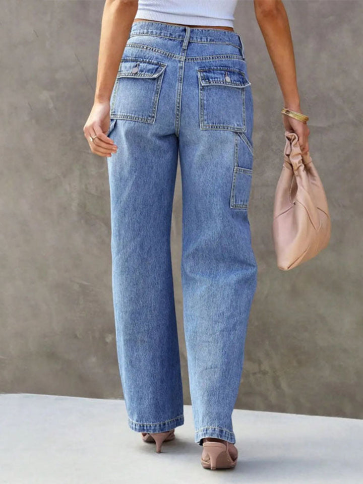 Jeans Women’s Comfortable Straight Fit Denim for Daily Wear