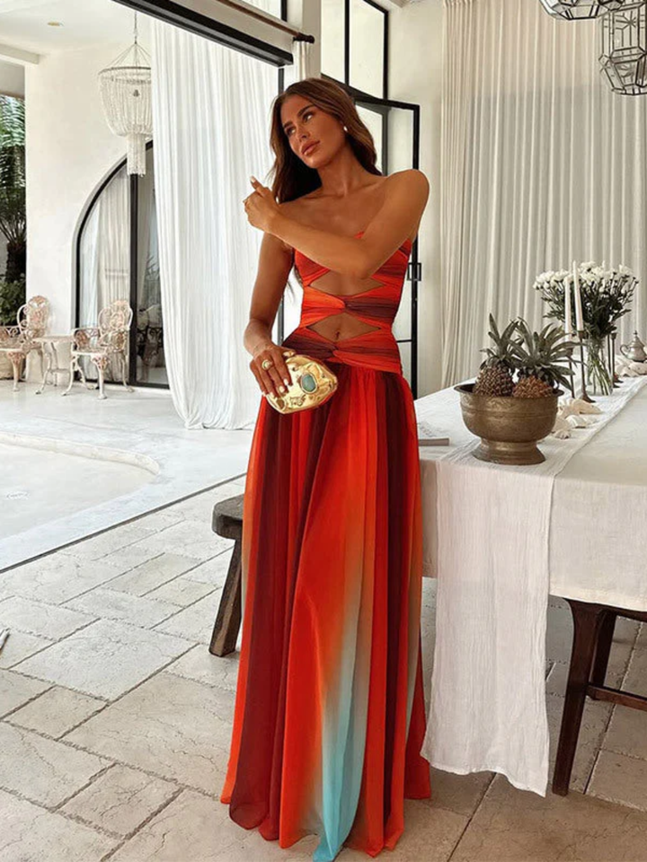 Women's Long Maxi Dress Lightweight Breathable Summer Event Dress