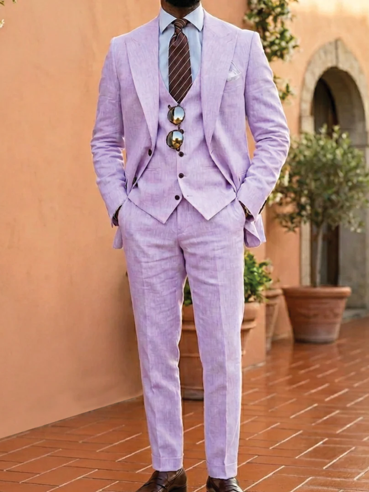 Men's 3 piece suit for wedding slim fit formal suit set