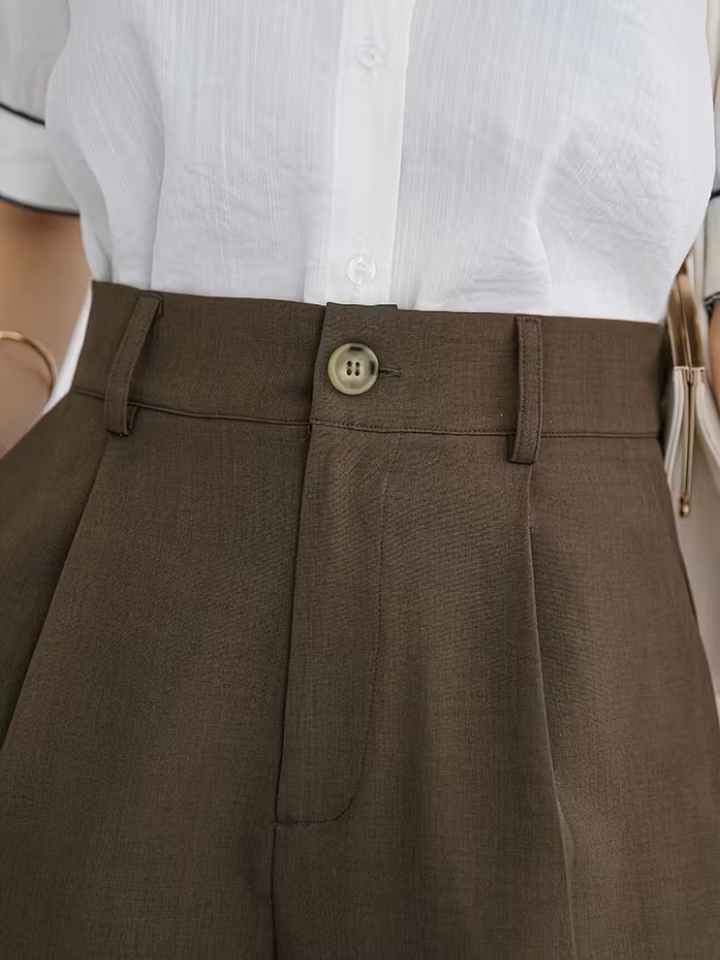 Women’s High Waisted Dress Shorts Elegant Summer Office Wear