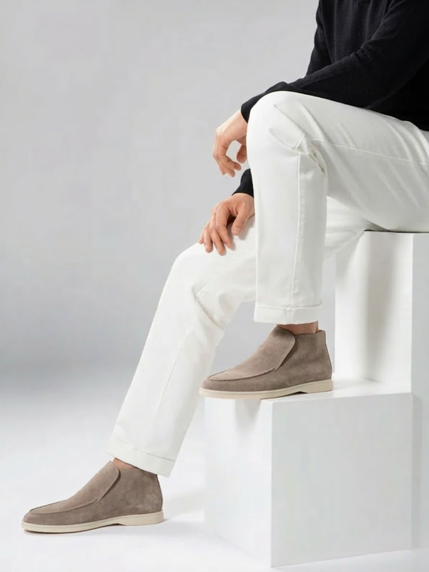 Men’s Premium Suede Loafers – Soft Comfortable Everyday Shoe