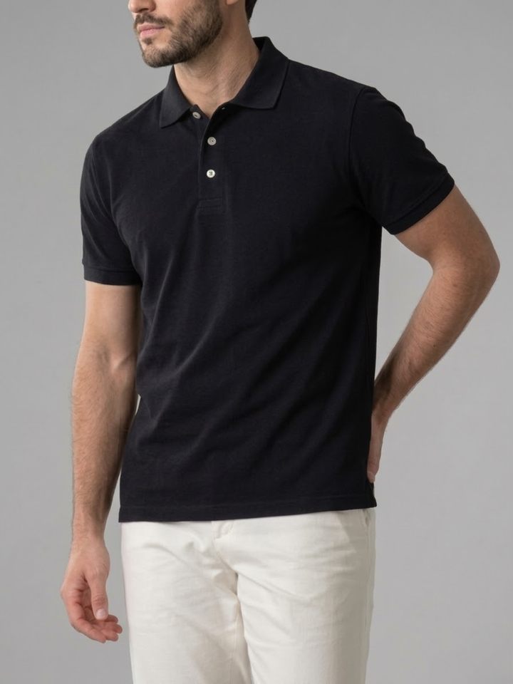 Men’s Polo Shirt Summer Casual Classic Fit
