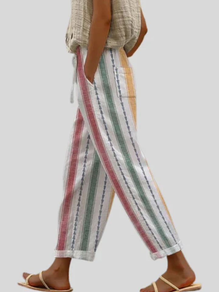 Comfortable women trousers breathable summer casual pants