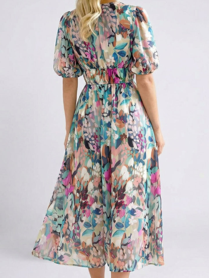 Midi Dress Women Soft Draped Casual Elegant Daily Wear