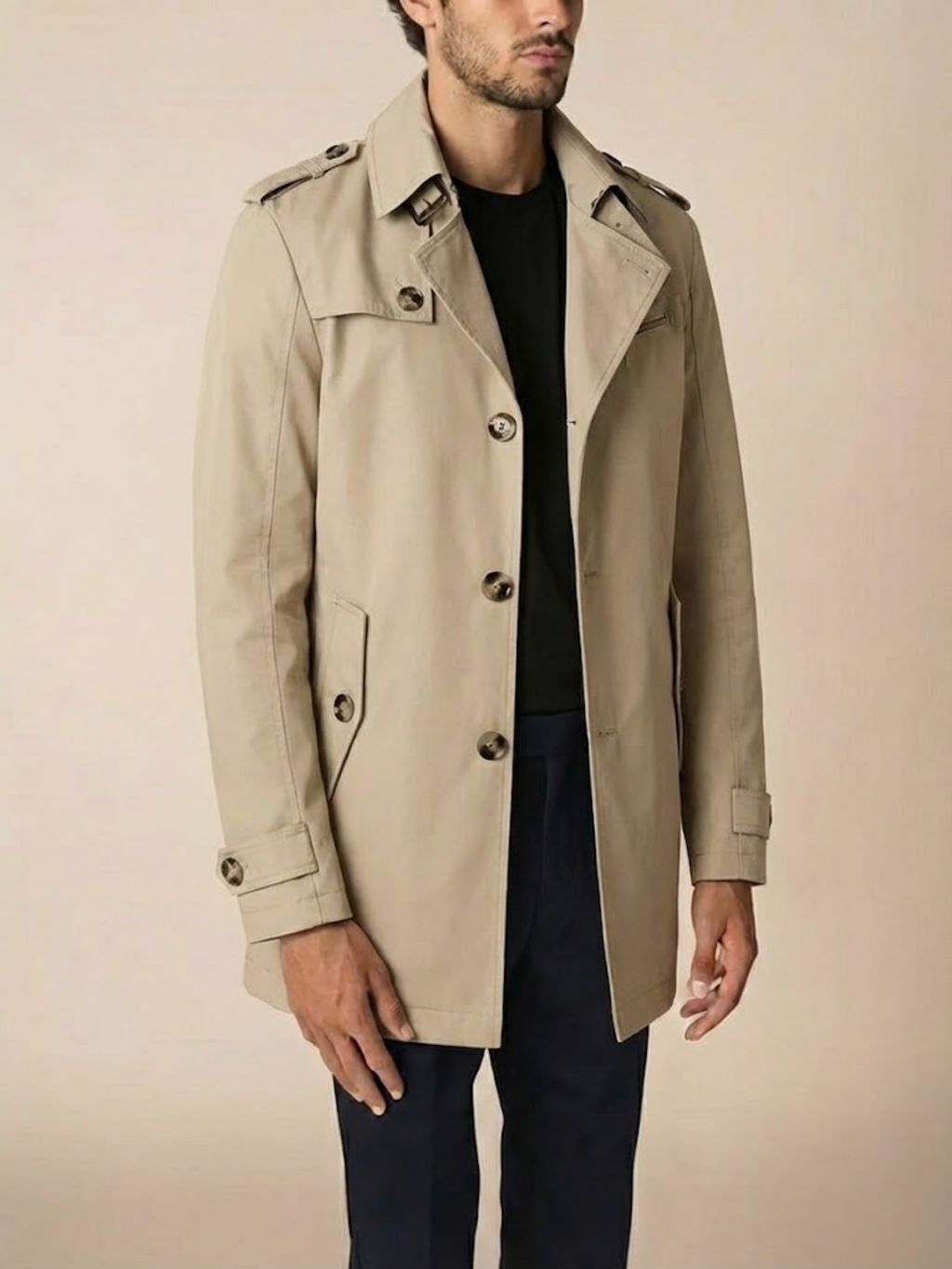 Aurevien | Men’s Cotton Trench Coat – Riviera Heritage