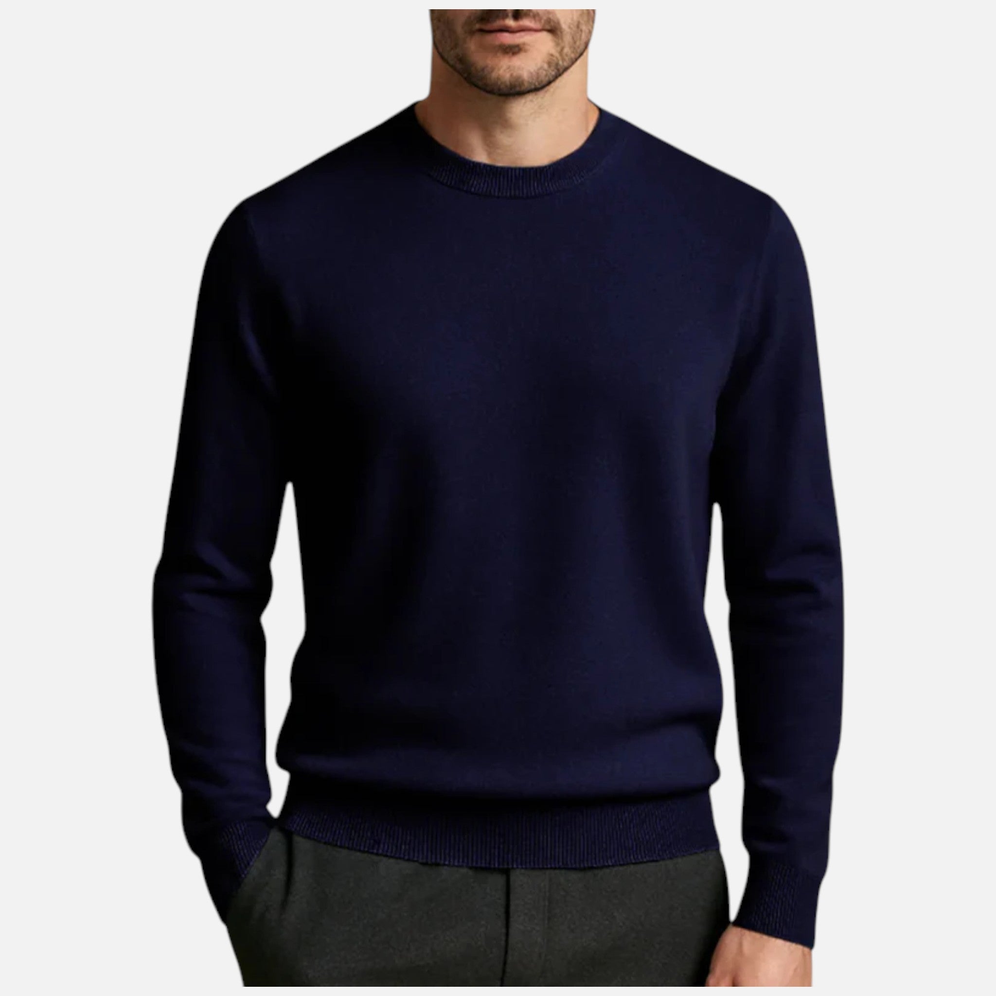 Aurevien | Men’s Classic Cashmere Crew Jumper