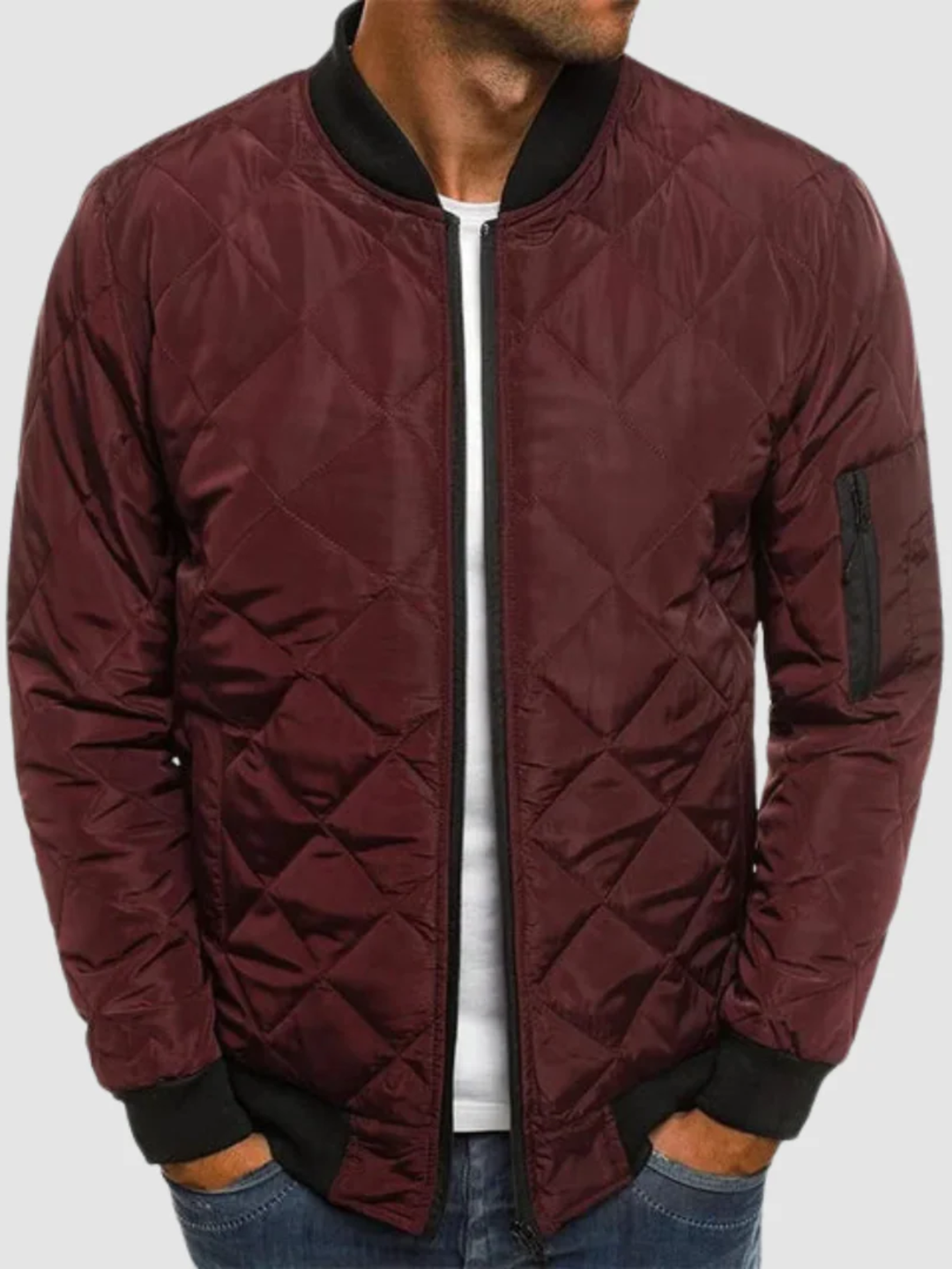 Men's Lightweight Spring Jacket for Layering and Daily Wear