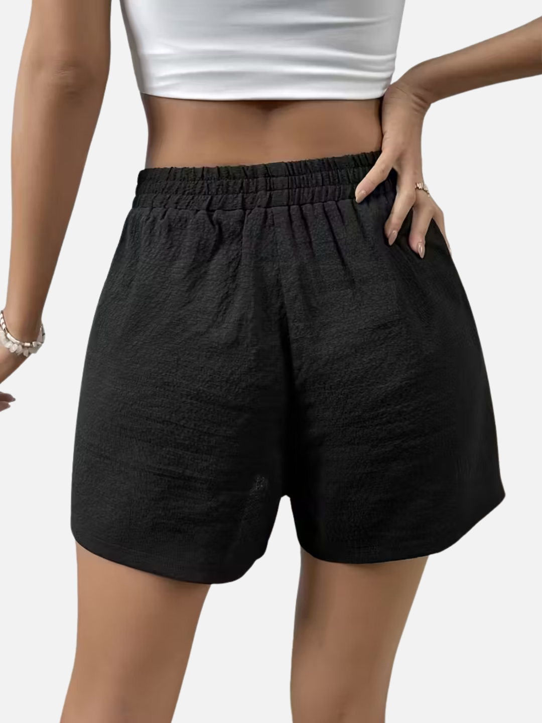 Women’s Lightweight Summer Shorts Elastic Waist Casual Lounge Wear