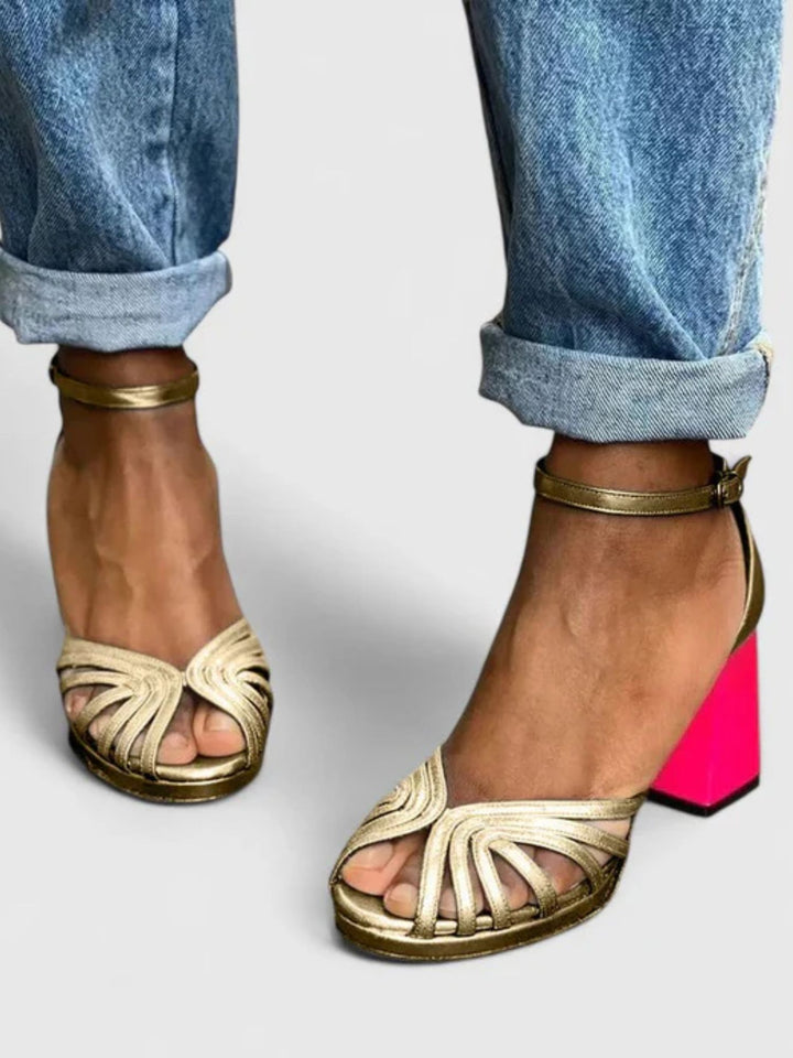 Comfortable low heel pumps women dress and casual use