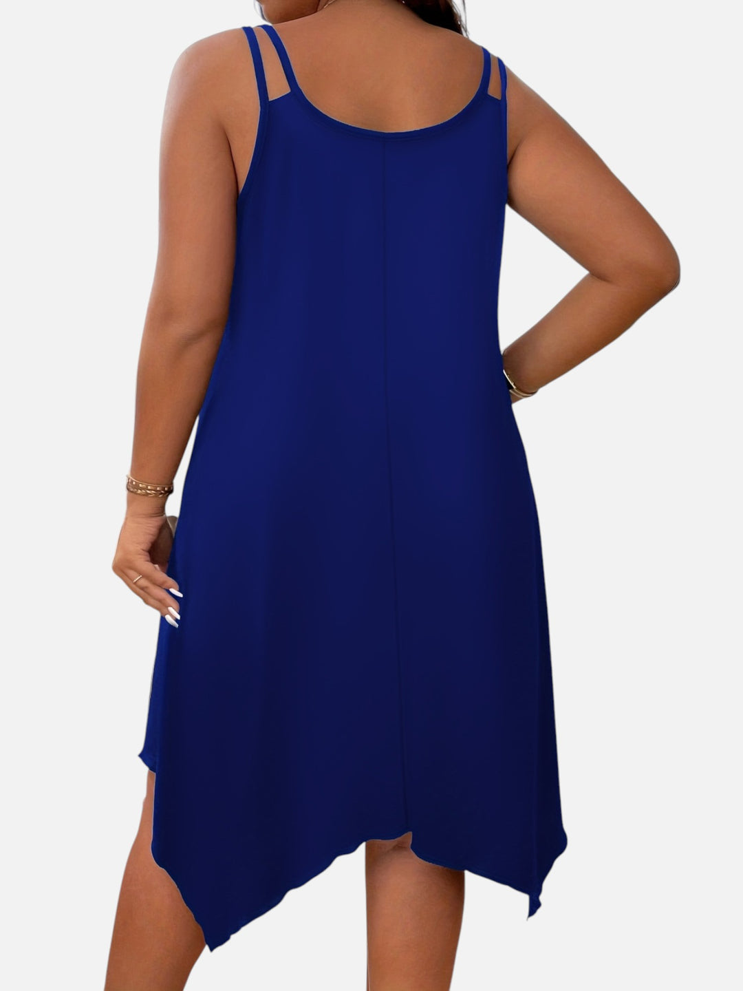 Plus Size Strapless Midi Dress for Wedding Guest Formal Events