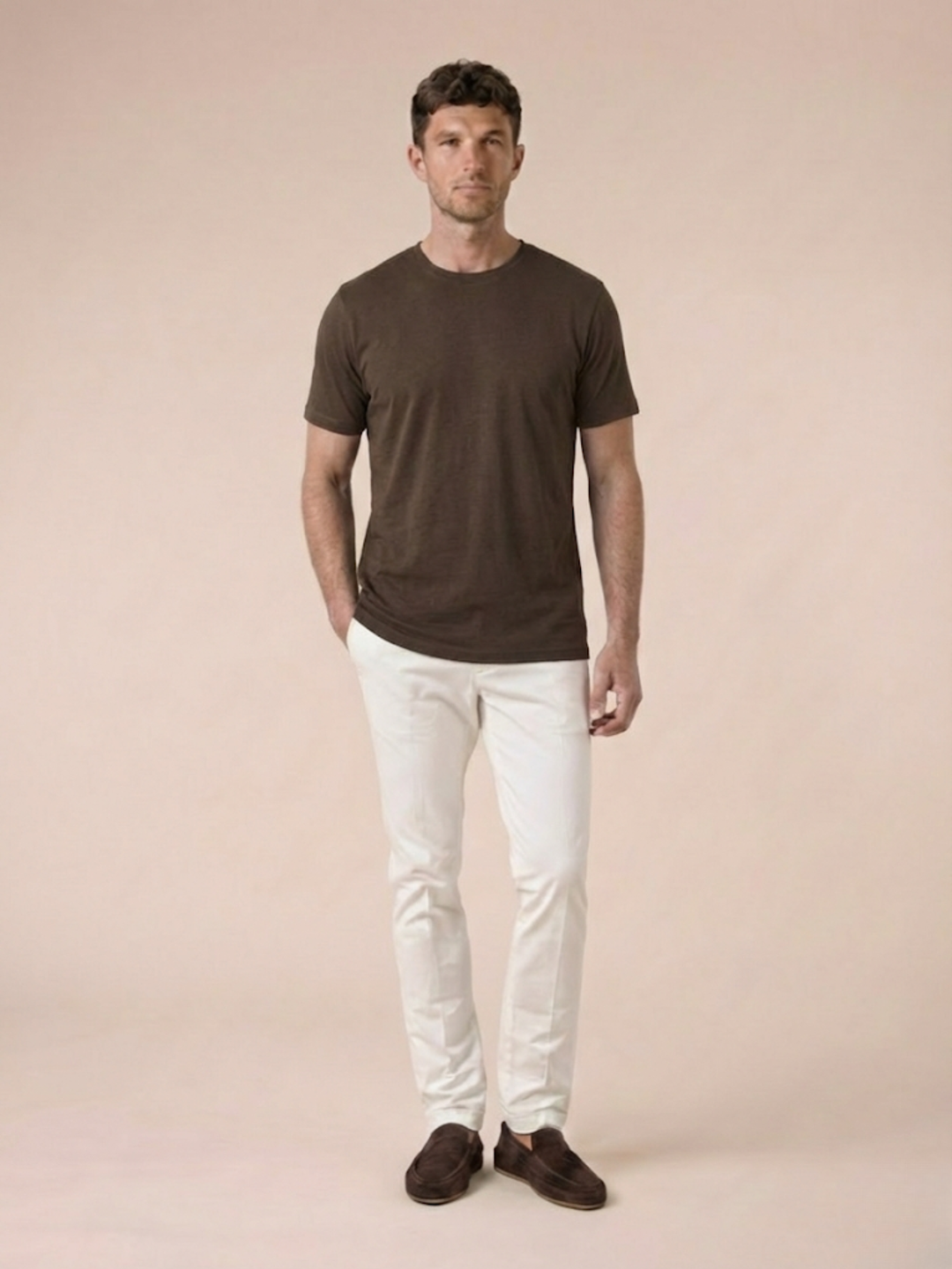 Men’s Premium Egyptian Cotton T-Shirt Soft Crew Neck Basic