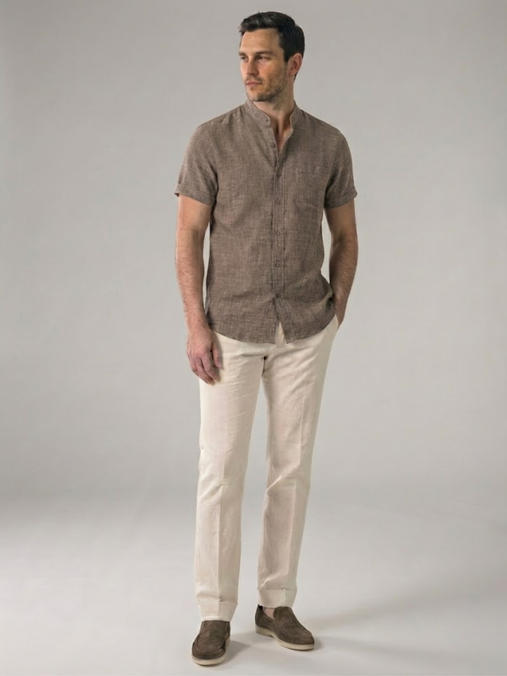 Men’s Cotton Summer Shirt Lightweight Everyday Wear
