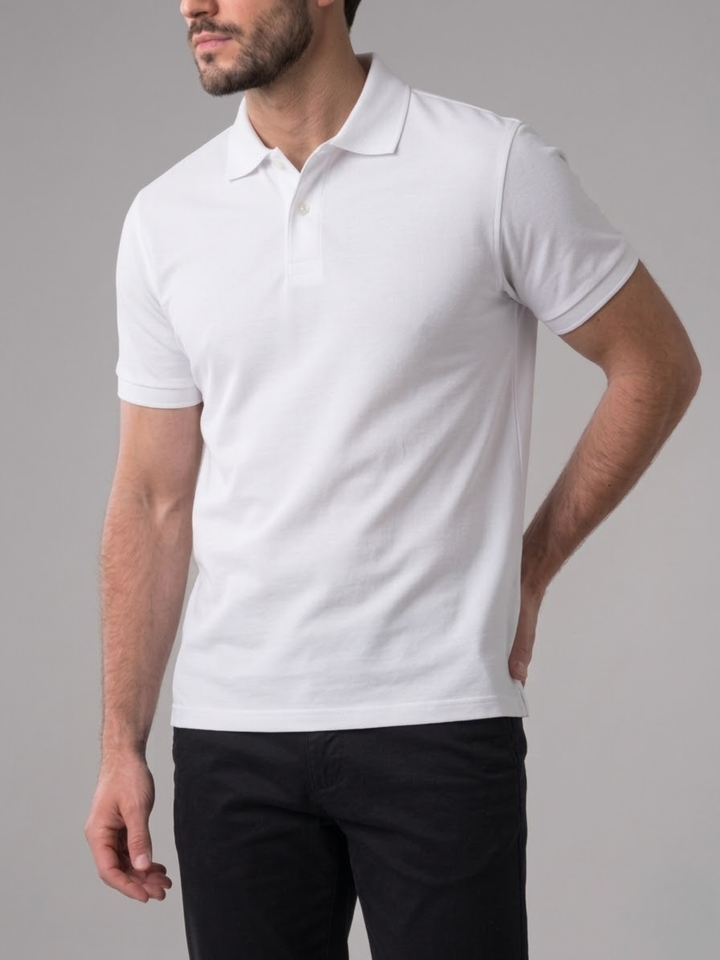 Men’s Polo Shirt Summer Casual Classic Fit