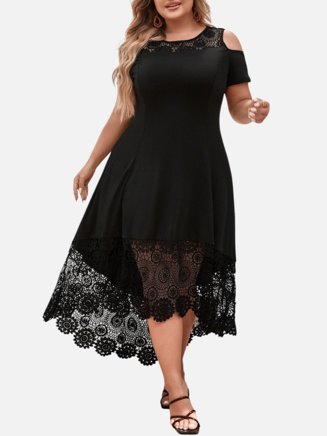 Women’s Plus Size A-Line Dress for Wedding Guest and Parties